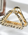 TheDivaSoap - French Minimalist Triangular Claw Clip, Eco-Friendly