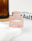 TheDivaSoap - Small Square Claw Clips,Acetate Small Hair Clip