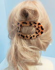 ACCITY - Oval Flat Hair Clip for Women, Strong Grip Clamp_CWAHA07281