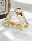 TheDivaSoap - French Minimalist Triangular Claw Clip, Eco-Friendly