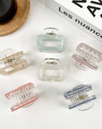 TheDivaSoap - Colorful Hollow Claw Clip, Square Hair Clip
