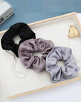 ACCITY - MALIST SENSE SILK SOLID COLOR SCRUNCHIE_CWAHA0179