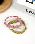 TheDivaSoap - 3PCS Colorful Wave Hair Tie,High Elastic Hair Band Set