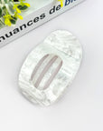 TheDivaSoap - Flat Round Hair Clip, Spring and Autumn Claw Clip
