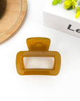 TheDivaSoap - Square Thickened Hair Clip, Brown Series Claw Clip