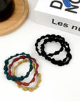 TheDivaSoap - 3PCS Colorful Wave Hair Tie,High Elastic Hair Band Set