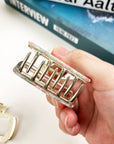 TheDivaSoap - Square Acetate Metal Clip Colorful Hair Clip