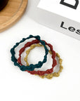 TheDivaSoap - 3PCS Colorful Wave Hair Tie,High Elastic Hair Band Set