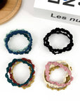 TheDivaSoap - 3PCS Colorful Wave Hair Tie,High Elastic Hair Band Set