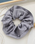 ACCITY - MALIST SENSE SILK SOLID COLOR SCRUNCHIE_CWAHA0179