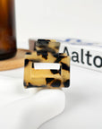 TheDivaSoap - Small Square Claw Clips,Acetate Small Hair Clip