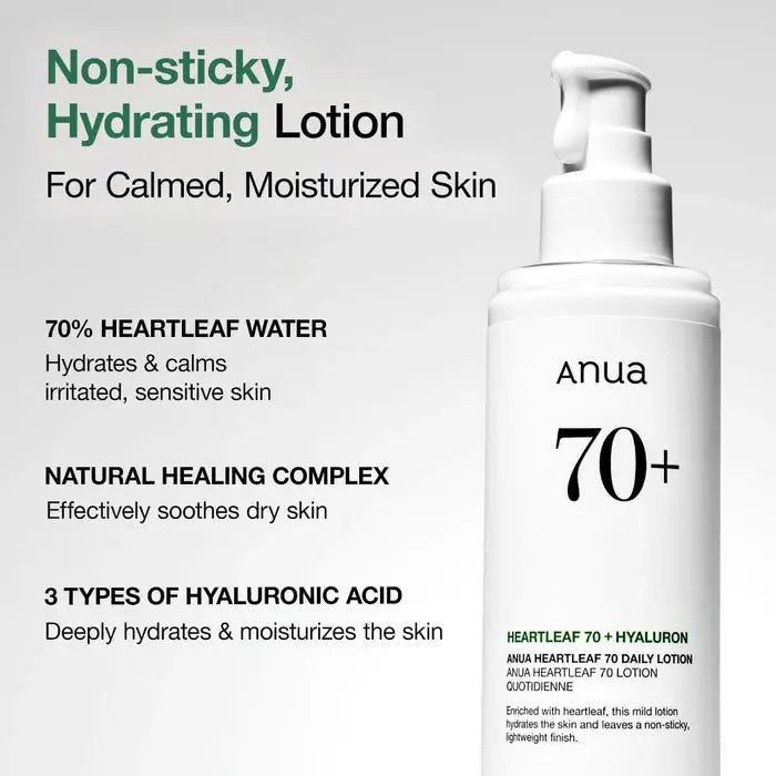 Best Beauty Group - ANUA	70% Heartleaf Daily Lotion MINI 20ml