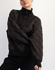 Rae Mode Quilted Snap Pullover