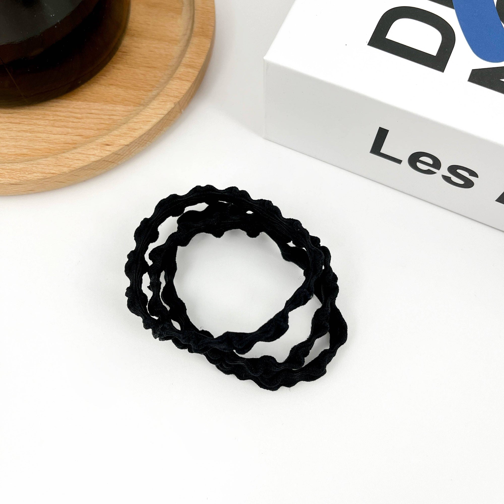 TheDivaSoap - 3PCS Colorful Wave Hair Tie,High Elastic Hair Band Set