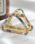 TheDivaSoap - French Minimalist Triangular Claw Clip, Eco-Friendly