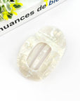 TheDivaSoap - Flat Round Hair Clip, Spring and Autumn Claw Clip