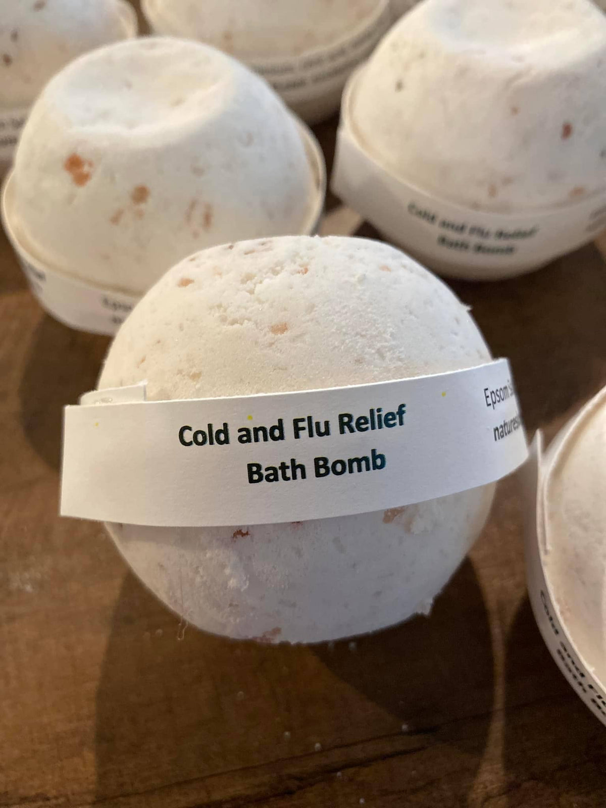 Nature's Love Product - Cold and Flu Bath Bomb - Essential for inventory