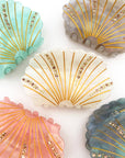TheDivaSoap - Crystal Shell Claw Clip, Ocean Creatures Hair Clip