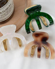 Small Pumpkin Acetate Hair Claw Clip, Eco-Friendly