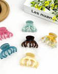 Small Pumpkin Acetate Hair Claw Clip, Eco-Friendly