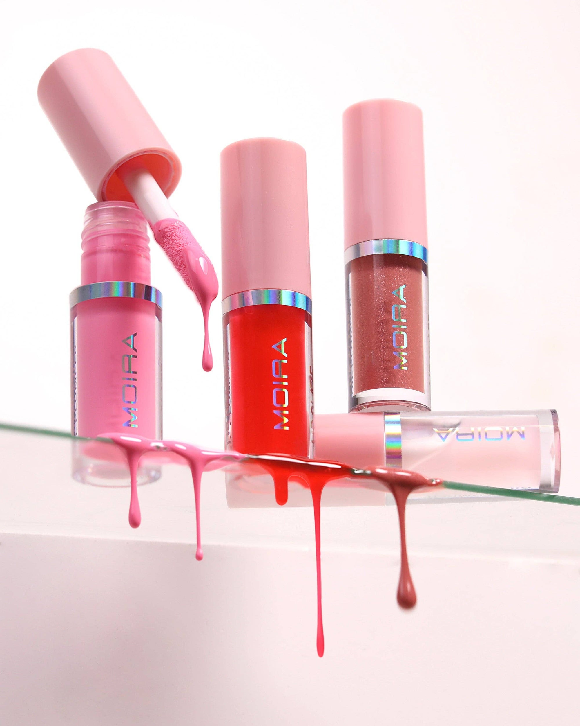 Set of MOIRA lip glosses 