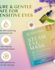 Best Beauty Group - BODY RESTORE Steam Eye Mask Spa Relax Five Packs or Single
