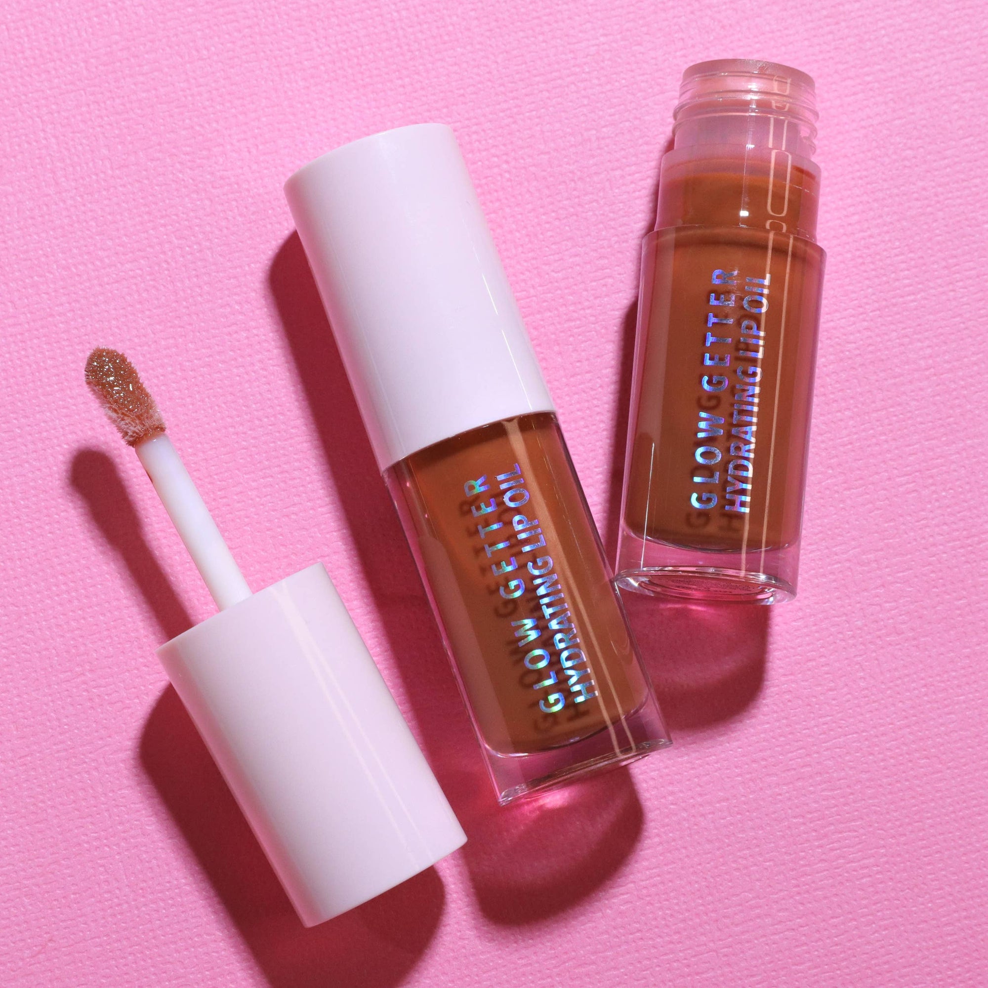 Two lip products with applicator