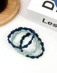 TheDivaSoap - 3PCS Colorful Wave Hair Tie,High Elastic Hair Band Set