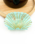TheDivaSoap - Crystal Shell Claw Clip, Ocean Creatures Hair Clip