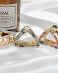 TheDivaSoap - French Minimalist Triangular Claw Clip, Eco-Friendly