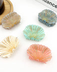 TheDivaSoap - Crystal Shell Claw Clip, Ocean Creatures Hair Clip