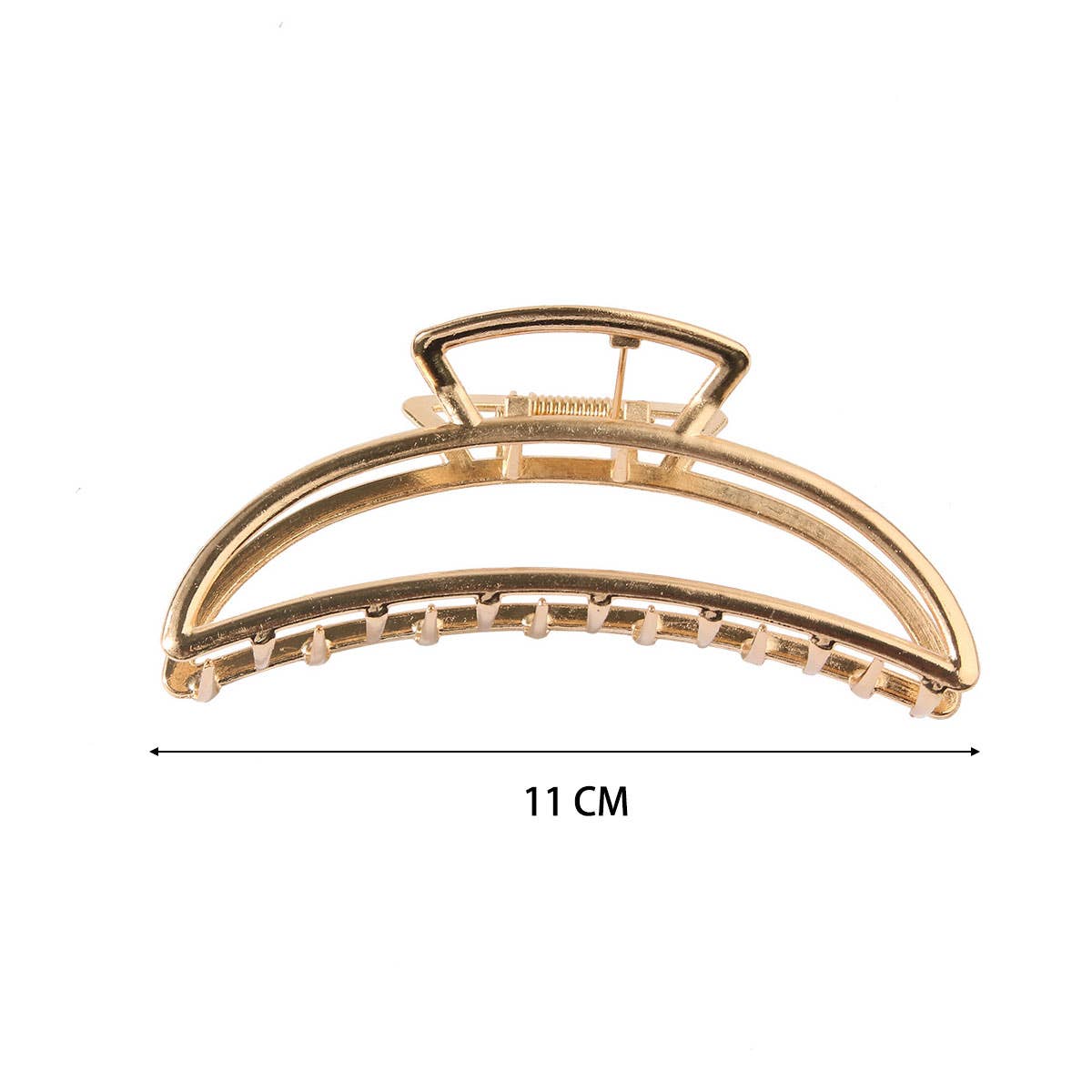 ACCITY - 6-Pack Gold Tone Metal Hair Claws, Strong Hold_CWABE0199