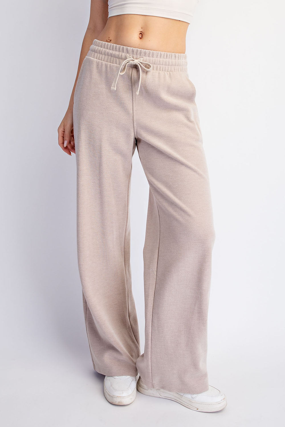 Rae Mode Rib Brushed Straight Pants