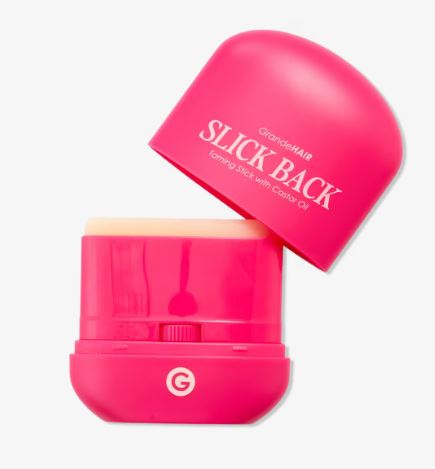Pink hair styling product 