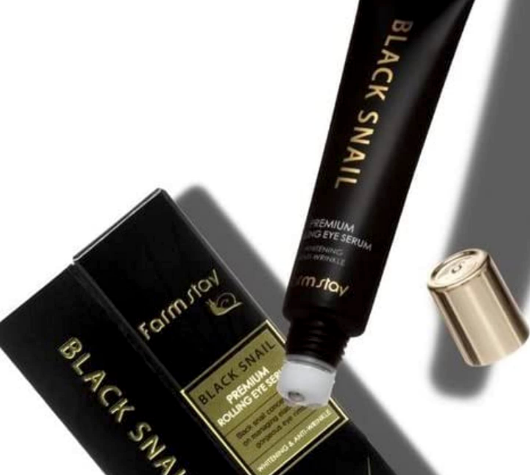Best Beauty Group - FARMSTAY Black Snail Premium Rolling Eye Serum