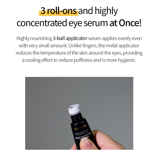 Best Beauty Group - FARMSTAY Black Snail Premium Rolling Eye Serum
