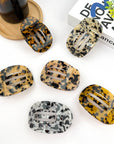 TheDivaSoap - Flat Round Hair Clip, Spring and Autumn Claw Clip