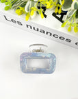 TheDivaSoap - Colorful Hollow Claw Clip, Square Hair Clip