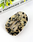 TheDivaSoap - Flat Round Hair Clip, Spring and Autumn Claw Clip