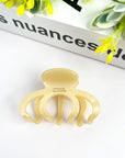 Small Pumpkin Acetate Hair Claw Clip, Eco-Friendly