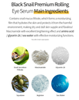 Best Beauty Group - FARMSTAY Black Snail Premium Rolling Eye Serum
