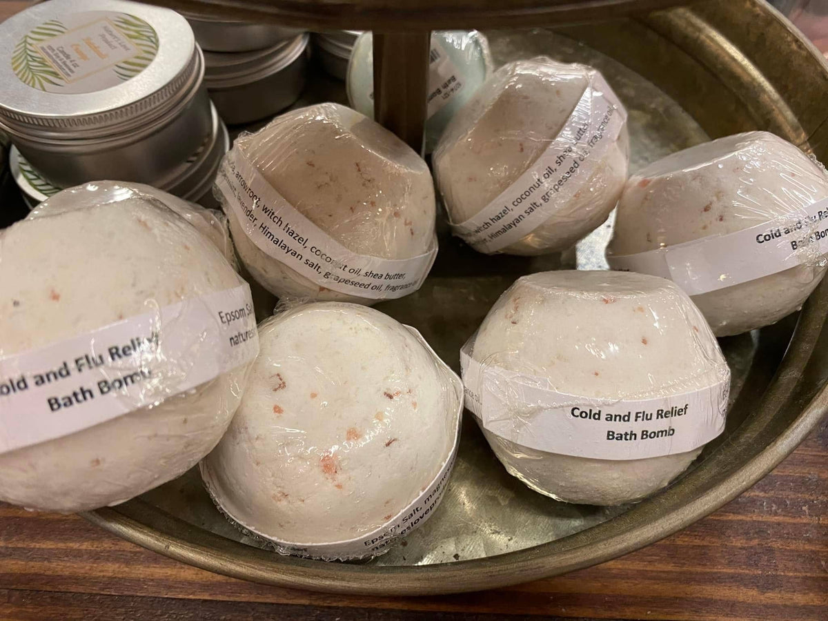 Nature's Love Product - Cold and Flu Bath Bomb - Essential for inventory