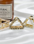 TheDivaSoap - French Minimalist Triangular Claw Clip, Eco-Friendly