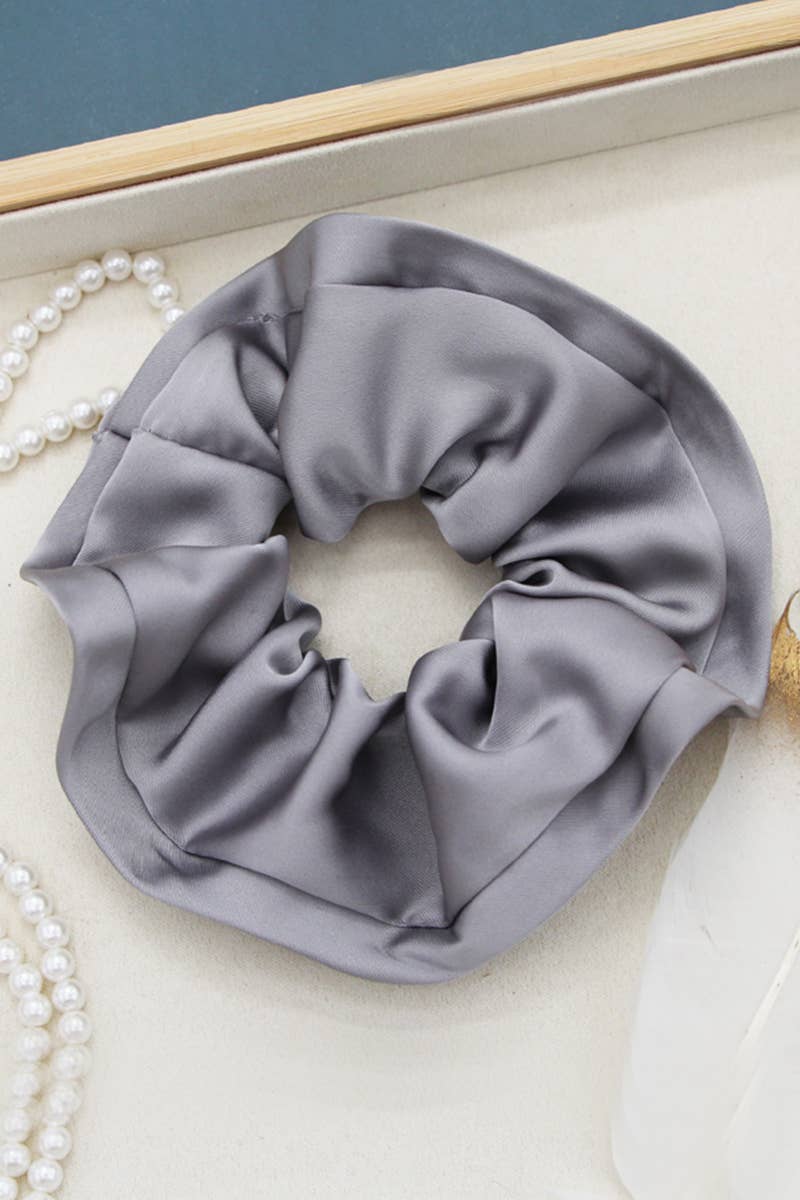 ACCITY - MALIST  SENSE SILK SOLID COLOR SCRUNCHIE_CWAHA0179