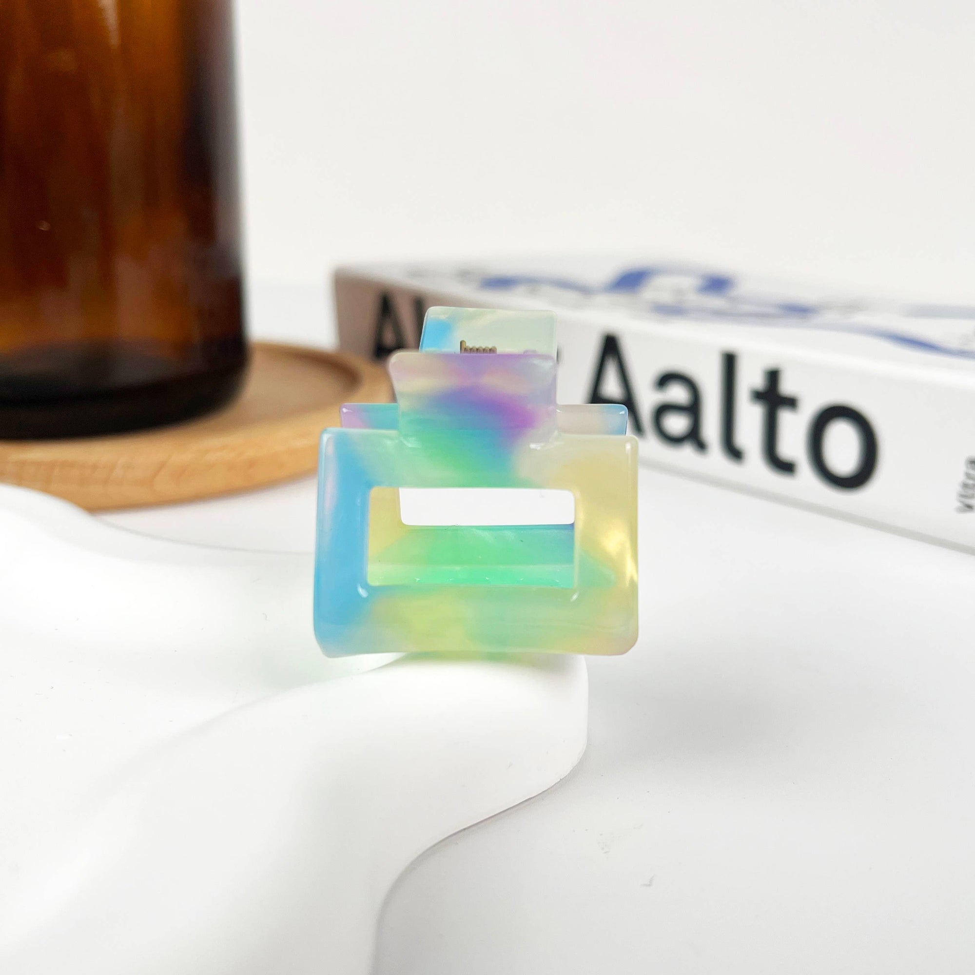 Small Square Claw Clips,Acetate Small Hair Clip