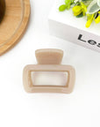 TheDivaSoap - Square Thickened Hair Clip, Brown Series Claw Clip