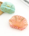 TheDivaSoap - Crystal Shell Claw Clip, Ocean Creatures Hair Clip