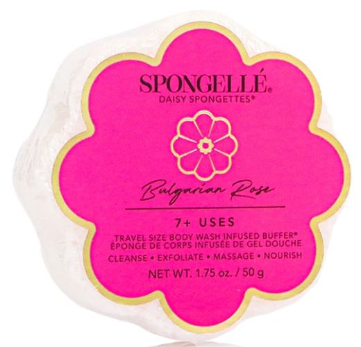 Spongelle Daisy Spongette -Bulgarian Rose